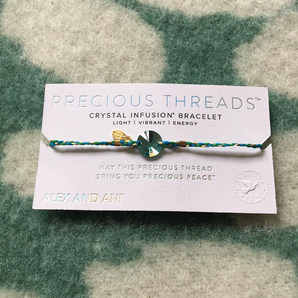 Alex and Ani Precious Threads Swarovski bracelet